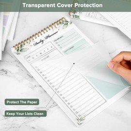 To Do List Notepad, To Do List Notebook for Work with 52 Undated Sheets, Daily To Do List Planner, Checklist Organizer Notebook for Office, Home and School- Verdant