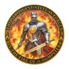 Knight & Phoenix Double-Sided Challenge Coin, Zinc Alloy, 1.574", Sculpted