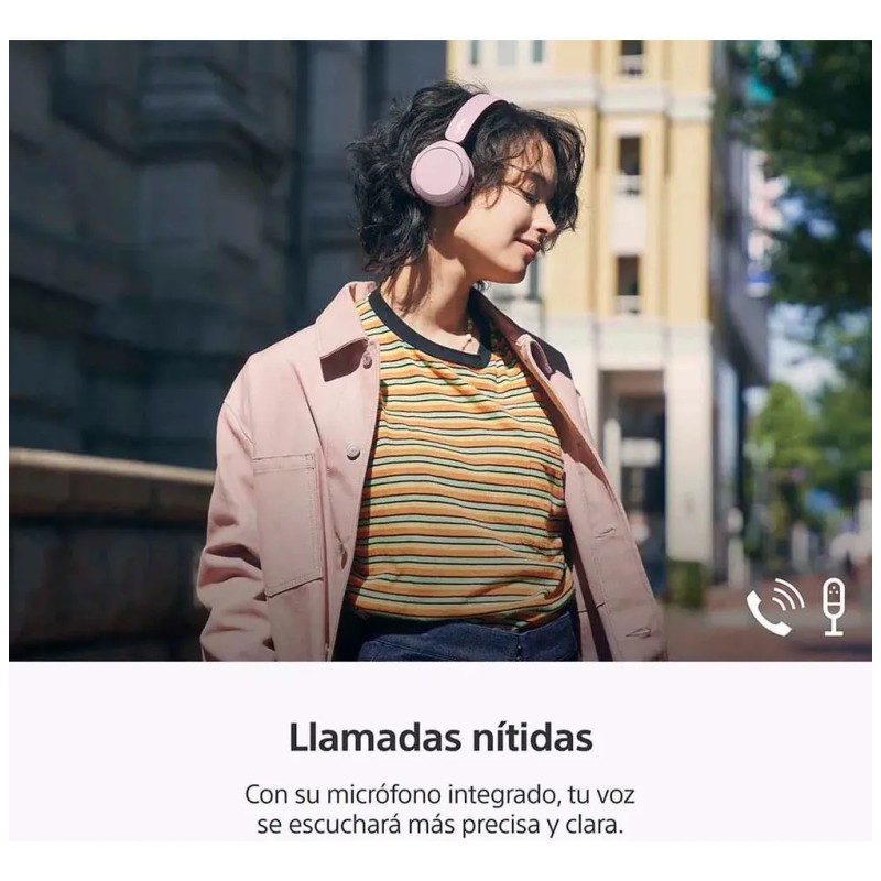 Audífonos Inalámbricos Sony Wh-ch520 Color Rosa