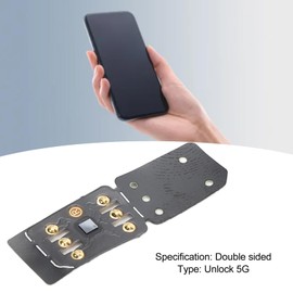 Etiqueta de la Tarjeta de desbloqueo, R SIM19 para iOS 17, Etiqueta de la Tarjeta SIM de Doble Cara, Tarjeta de desbloqueo 5G dedicada de Capacidad para 6 7 8 X XS 11 12 13 14 15