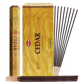 Cedar Incense Sticks and Incense Stick Holder Bundle Insence Insense Hem Incense Sticks