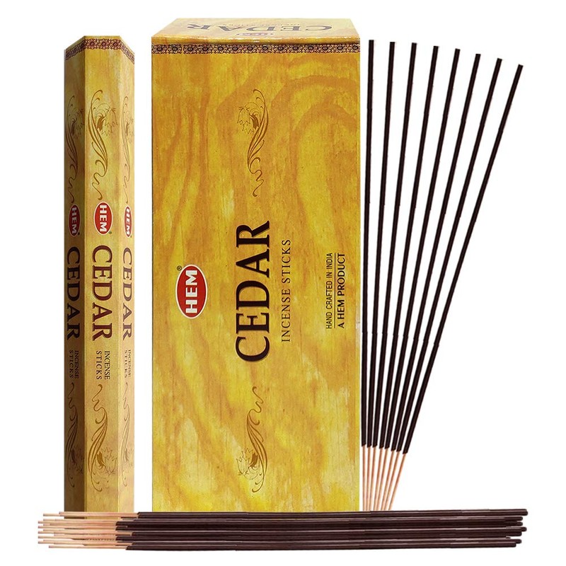 Cedar Incense Sticks and Incense Stick Holder Bundle Insence Insense