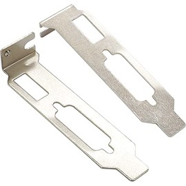 2pcs Audio Fan PCI Bracket Low Profile Bracket for HDMI / DVI AMD (ATI) NVIDIA Video Graphics Card Grabo