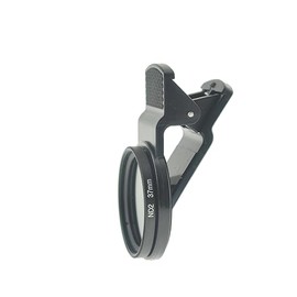 SYSTEM-S ND2 Filter 37 mm Neutral Density Filter Grey Filter with Clip for Smartphone