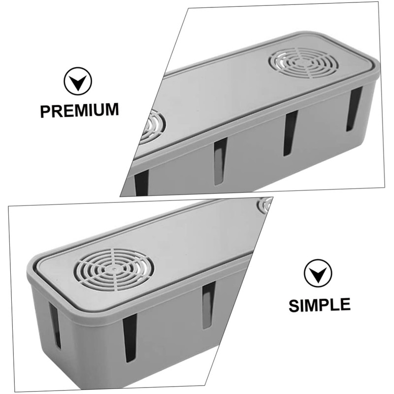 Angoily Quality Material Cable Organizer Holder Desk Cable Management Socket