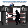 Triple Beam Alarm Photoelectric Infrared Led Detector Security System, Home
