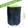 Portable Tennis Ball Storage Bag, Big Pickleball Basket with Shoulder