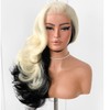 BlackSwern Feather Layered Wig Pre Plucked Cutting Style Blonde with