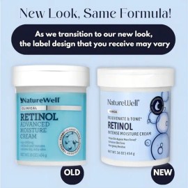 Crema Hidratante De Retinol Nature Well 16 Onzas Tipo de envase Pote