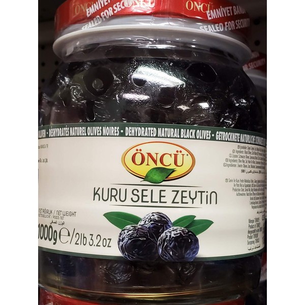 Oncu Kuru Sele Zeytin Dried Black Olive 1kg
