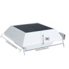 Hoshine Solar Powered Gutter Lights Outdoor (2 - Pack), 6