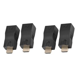 Ausla HDMI to RJ45 Extender, 2-Pack TX Transmitter and RX Receiver HDMI Extender 1080P 30M Transmission Network Converter via CAT-5e CAT6