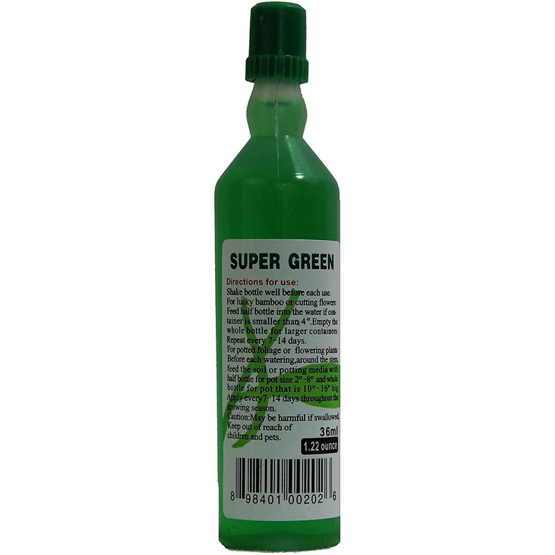 Super Green Lucky Bamboo Fertilizer (3 Bottles) Ready-to-use All Purpose