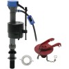 Complete Universal Toilet Repair Kit Flush Fill Valve Flapper Replacement