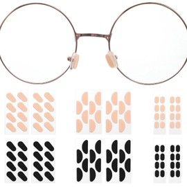Mabor 48 Pairs EVA Foam Eye Glass Nose Pads, Eyeglass Nose Pads Replacement Anti Slip, Adhesive Non Slip Replacement Pad Soft and Comfort Cushions for Eyeglasses Sunglasses