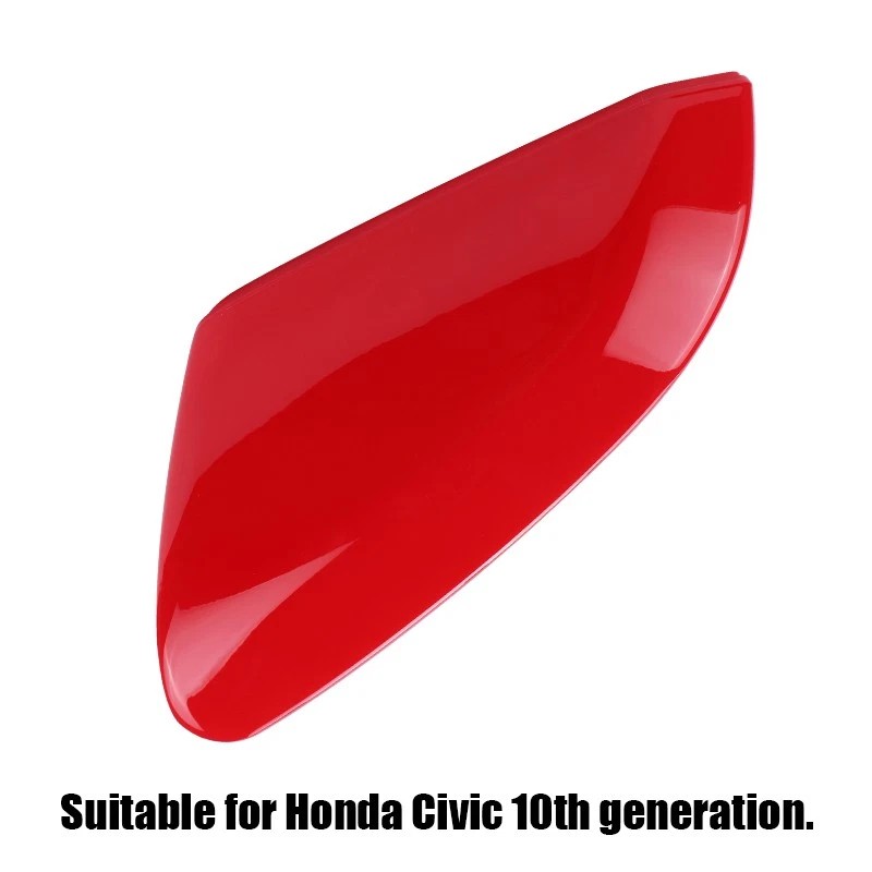 Left Driver Side Red Door Wing Mirror Cap Cover For