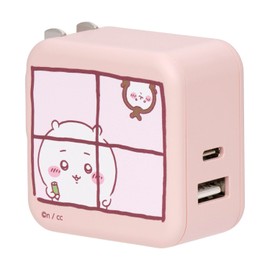 Chiikawa Simultaneous Charging of 2 Devices/32W AC Adapter (Chiikawa)