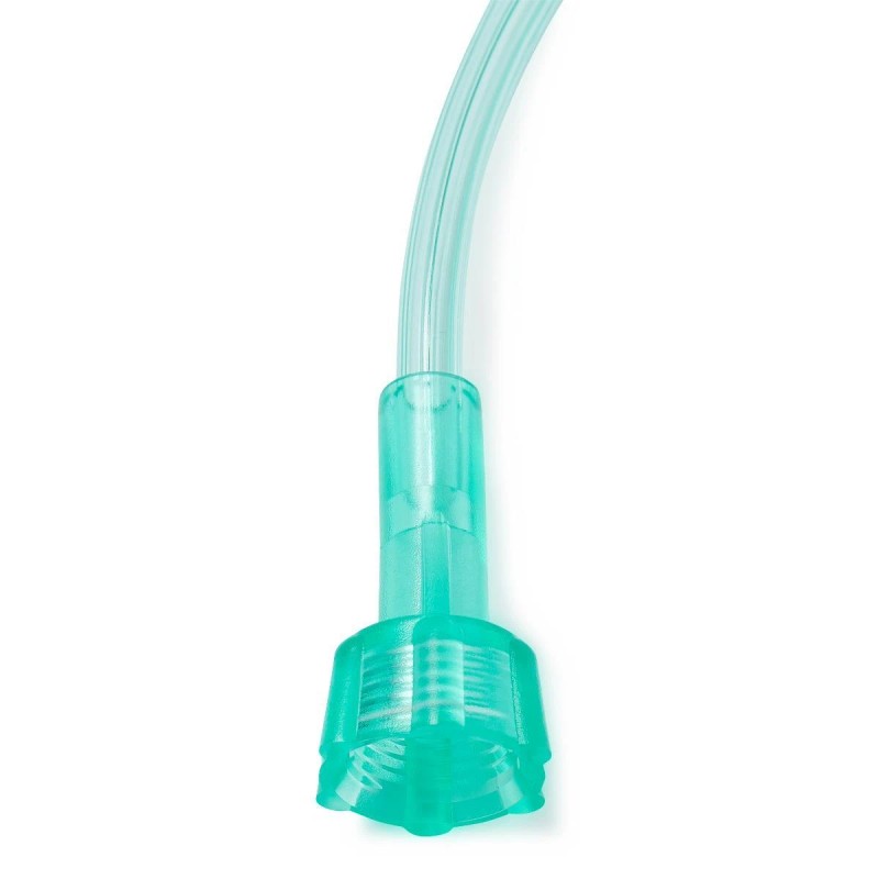 Medline Green Oxygen Tubing with Standard Connector Green 25'