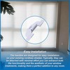 3/4inch Cordless Shades Handles Replacement for Hunter Douglas LiteRise Duette