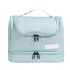 Travel Toiletry Bag Multiple Compartments Large Capacity Zipper Closure Wet