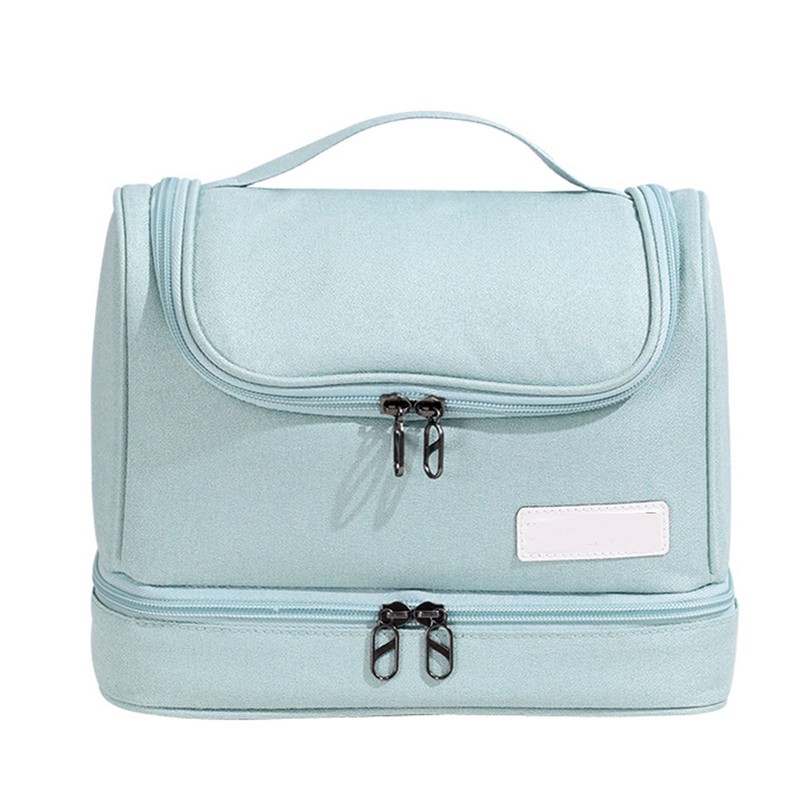Travel Toiletry Bag Multiple Compartments Large Capacity Zipper Closure Wet