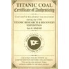 Titanic Authentic Coal Hourglass