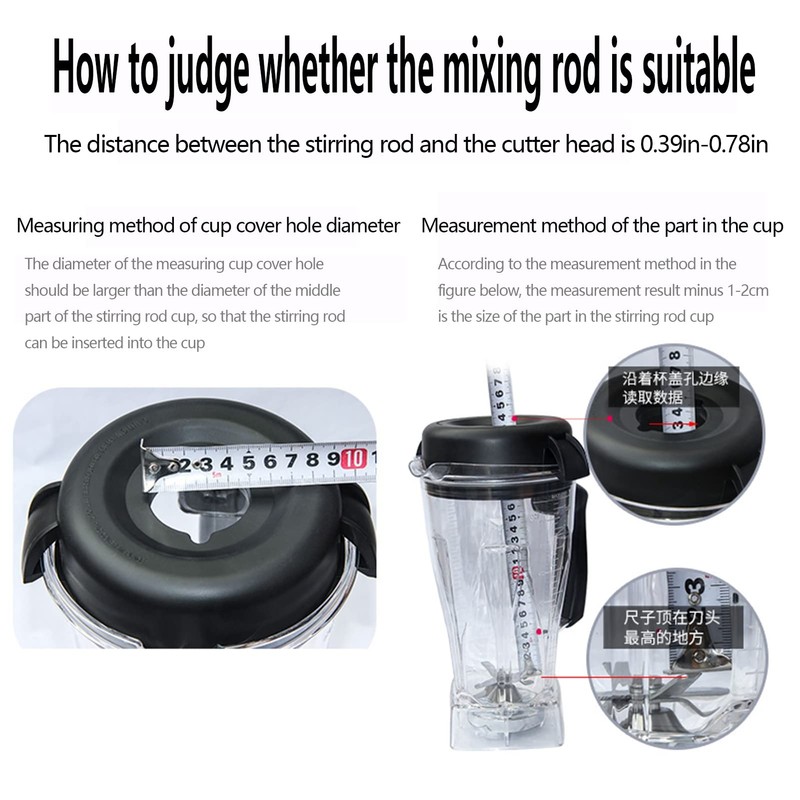 Blender Tamper, Cooking Machine, 24 Cm, Plastic Blender Tamper, Mixer