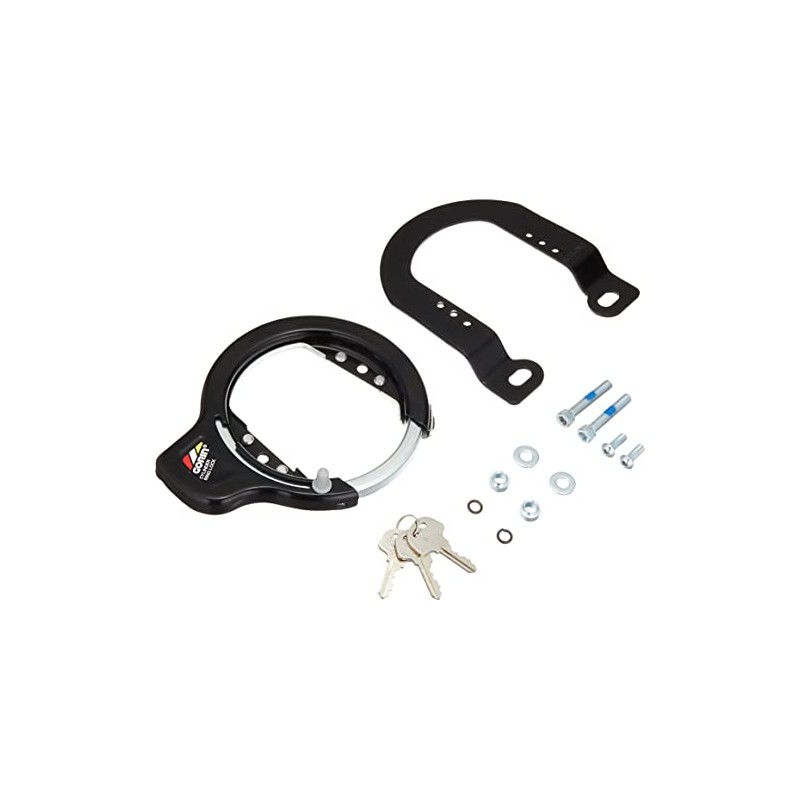 Gorin (gorin) Cylinder Type CTB/MTB Ring Lock (with Brackets/GR – 753) Black