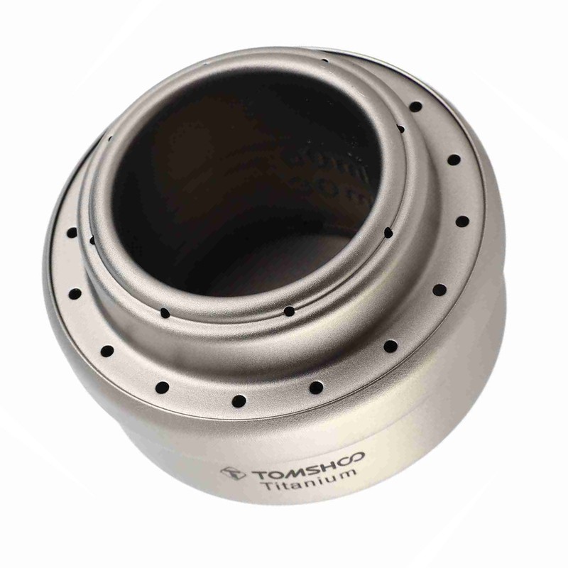 Portable Mini Alcohol Stove with Lid Cross Stove Stand Rack