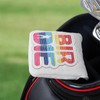 Golf Mallet Square Putter Cover Magnetic Heel-Shaft Headcovers BIRDIE Pattern
