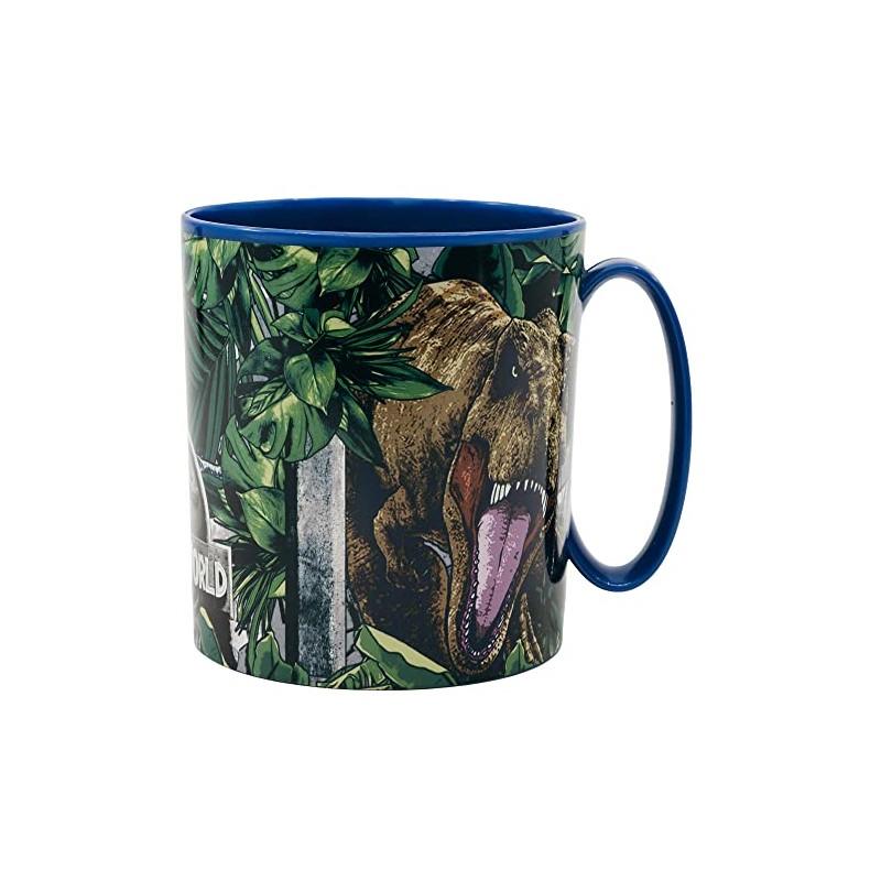 Jurassic World Reusable Microwavable Plastic Cup for Children 350 ml