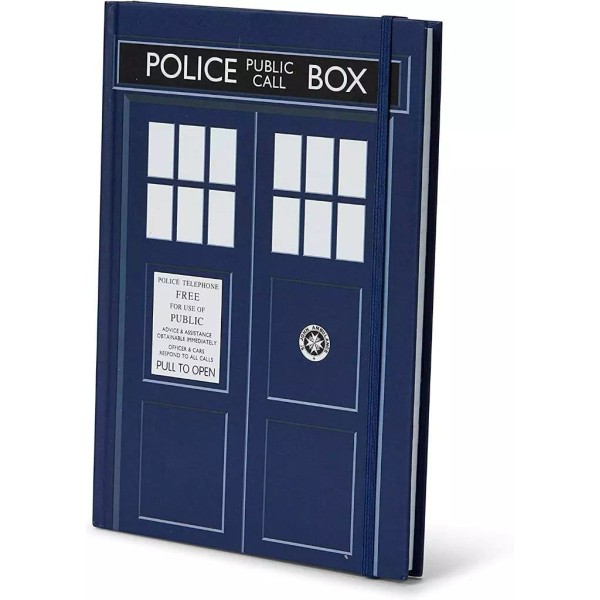jaws Doctor Who TARDIS Standard Notebook 6In x 8.5In Hardcover
