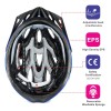Casco De Bicicleta Con Accesorios De Ciclismo Luz Trasera