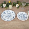 Balsa Circle 50 Paper Round White with Blue French Toile