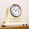 De Walden Boy’s 60th Birthday Gift Engraved Wooden Mantel Clock