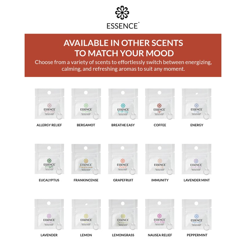 Essence Wearable Aromatherapy Nasal Diffuser – Frankincense Essential Oil Nose