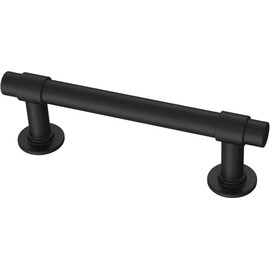 Franklin Brass Francisco (10-Pack) Cabinet Handles 3" Hole Center Pulls | Matte Black Hardware Kitchen Door, Drawers, Dressers, Furniture P29520Z-FB-B