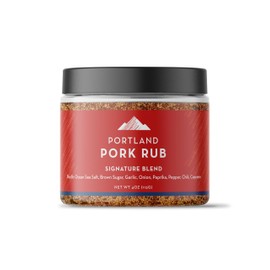 Portland Salt Co. Pork Rub BBQ Spice Blend: Signature All-Purpose Barbecue Seasoning - Sweet, Smoky, & A Touch of Heat - Non-GMO, 4 Oz (Pack of 1)