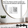 Waterproof Hanging Wall Clock Shower Timer, Large Digital Bathroom Alarm