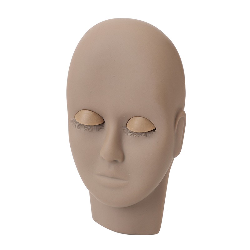 Eyelashes Extensions Practice Kit 3 Color Eyelash Mannequin Head 3
