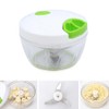 Kitchen Essential Chopper, Pull String Portable Vegetable and Fruit Cutter