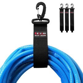 3 Pcs Extension Cord Holder Organizer, 16'' Hook and Loop Extension Cord Hanger, Heavy Duty Storage Straps for Cords, Cables, Hoses, Rope, RV, Garage Storage and Organization