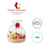 Feronia Packaging Gift Wrap Round Bottom Cellophane Bags 2 Pack