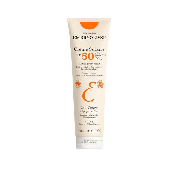 Embryolisse SPF50 Sun Cream For Face and Body 100ml