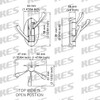 KES Solid Metal Swivel Hook Heavy Duty Folding Swing Arm