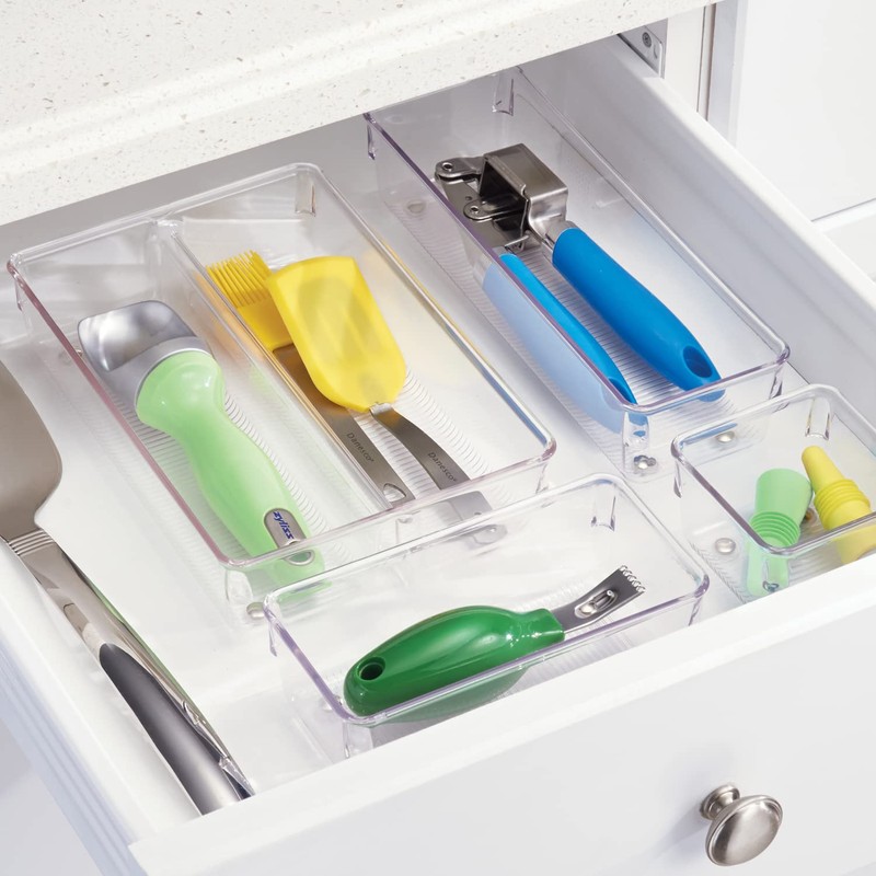 iDesign Utensil Holder and Silverware Organizer for Kitchen Utensils and