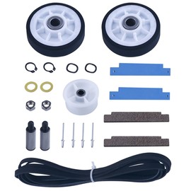 12001541 Dryer Drum Roller Repair Kit & WP6-3700340 Dryer Idler Pulley Replacement & 306508 Dryer Drum Bearing Kit compatible for Crosley Maytag Clothes Dryer. Replace Part No. 303373, 306508VP