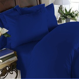 Elegant Comfort 3 Piece 1500 Thread Count Luxury Ultra Soft Egyptian Quality Coziest Duvet Cover Set, Full/Queen, Bahama Royal Blue