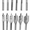 Flat Wood Drill Bit Set, Heavy Duty Carbon Steel Blades