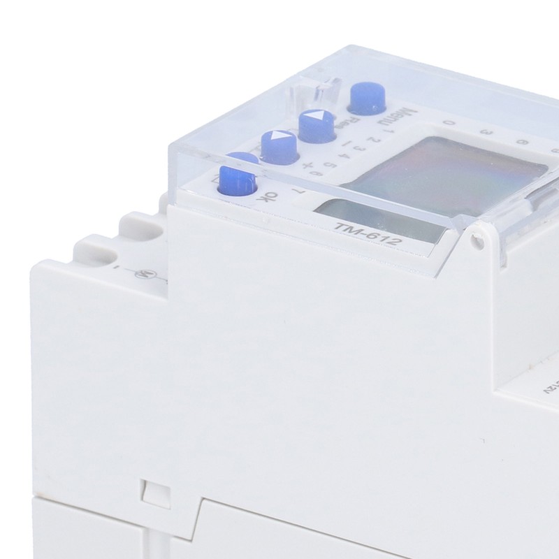 Time Control Switch Intelligent Power Supply Guide Rail Timer TM612